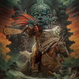 THE MAYAN EMPRESS + Digital art print of Gigi Saul Guerrero